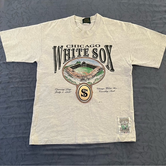 Vintage Chicago White Sox Comiskey Park T Shirt 1993 Large MLB - Picture 1 of 9